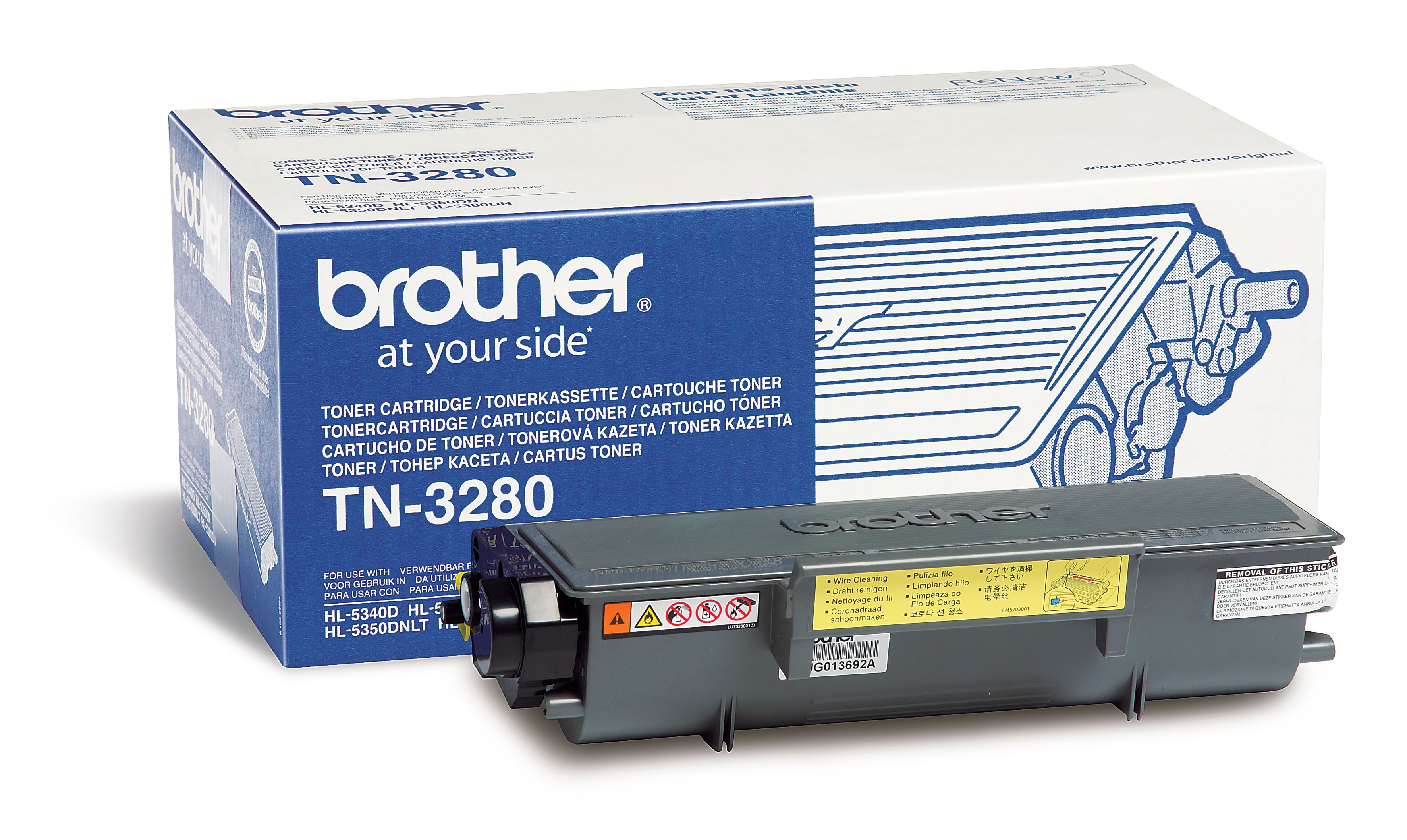 Toner Brother noir TN 3280 haute capacité LEOboutique